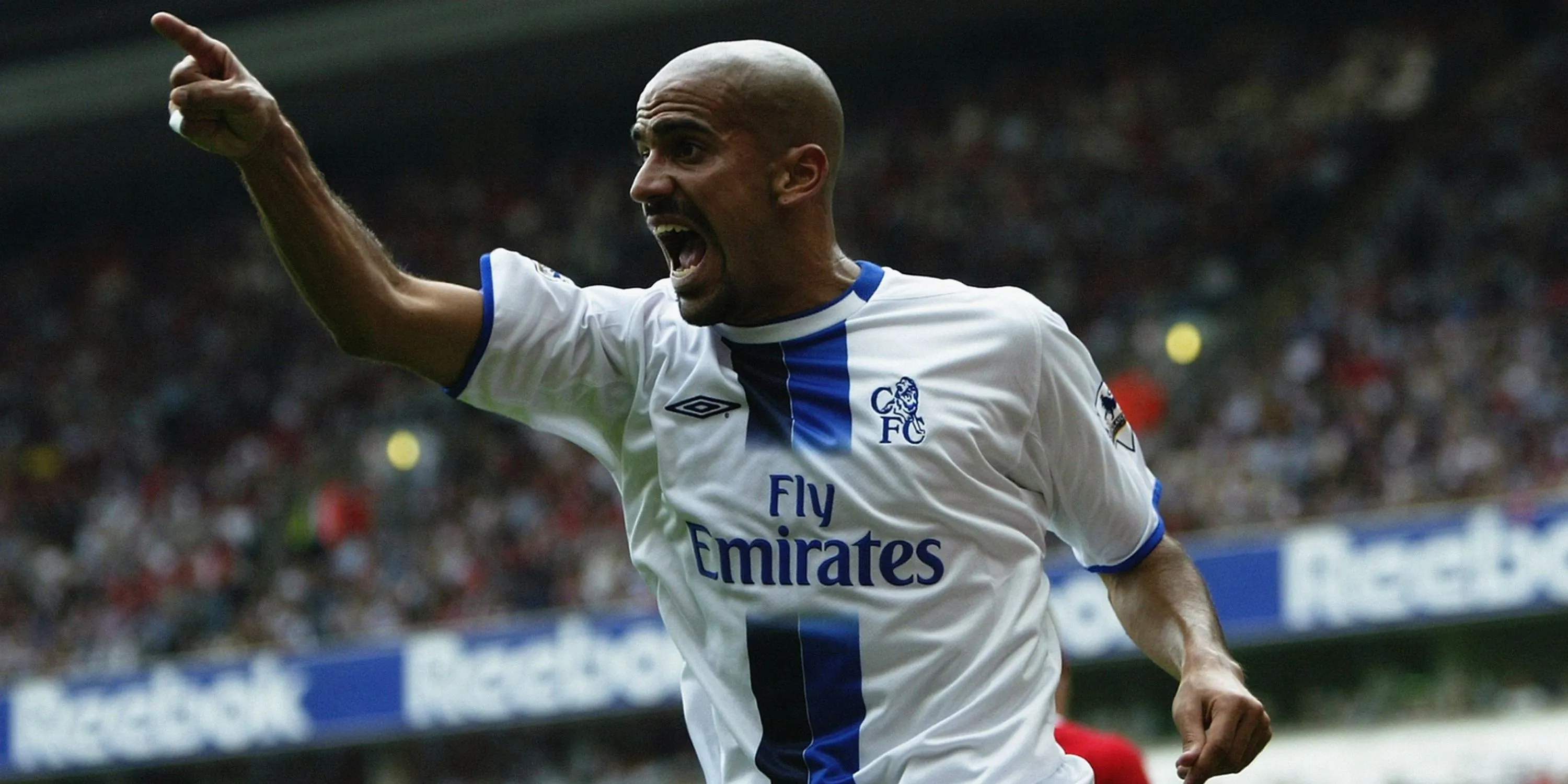 Juan Sebastian Veron trong màu áo Chelsea