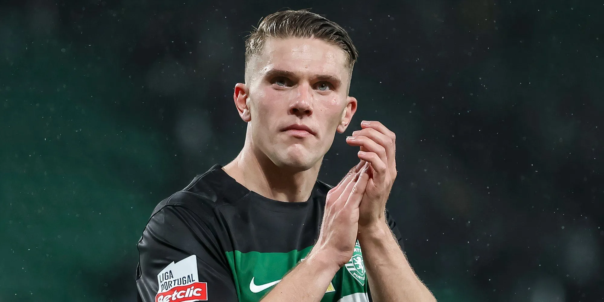 Tiền đạo Viktor Gyokeres, mục tiêu chuyển nhượng của Arsenal và Man Utd