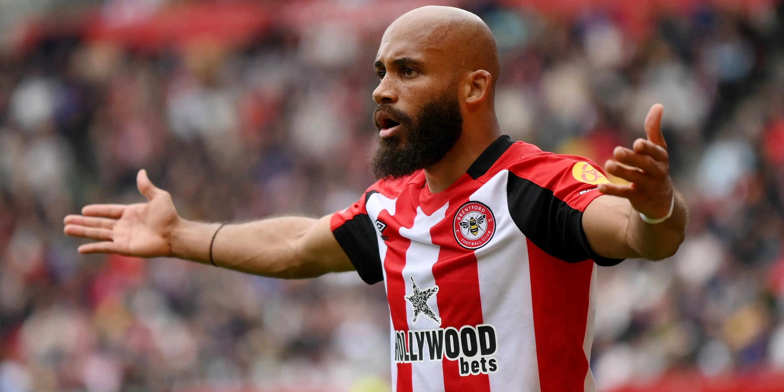Bryan Mbeumo trong màu áo Brentford thể hiện phong độ ấn tượng tại Premier League