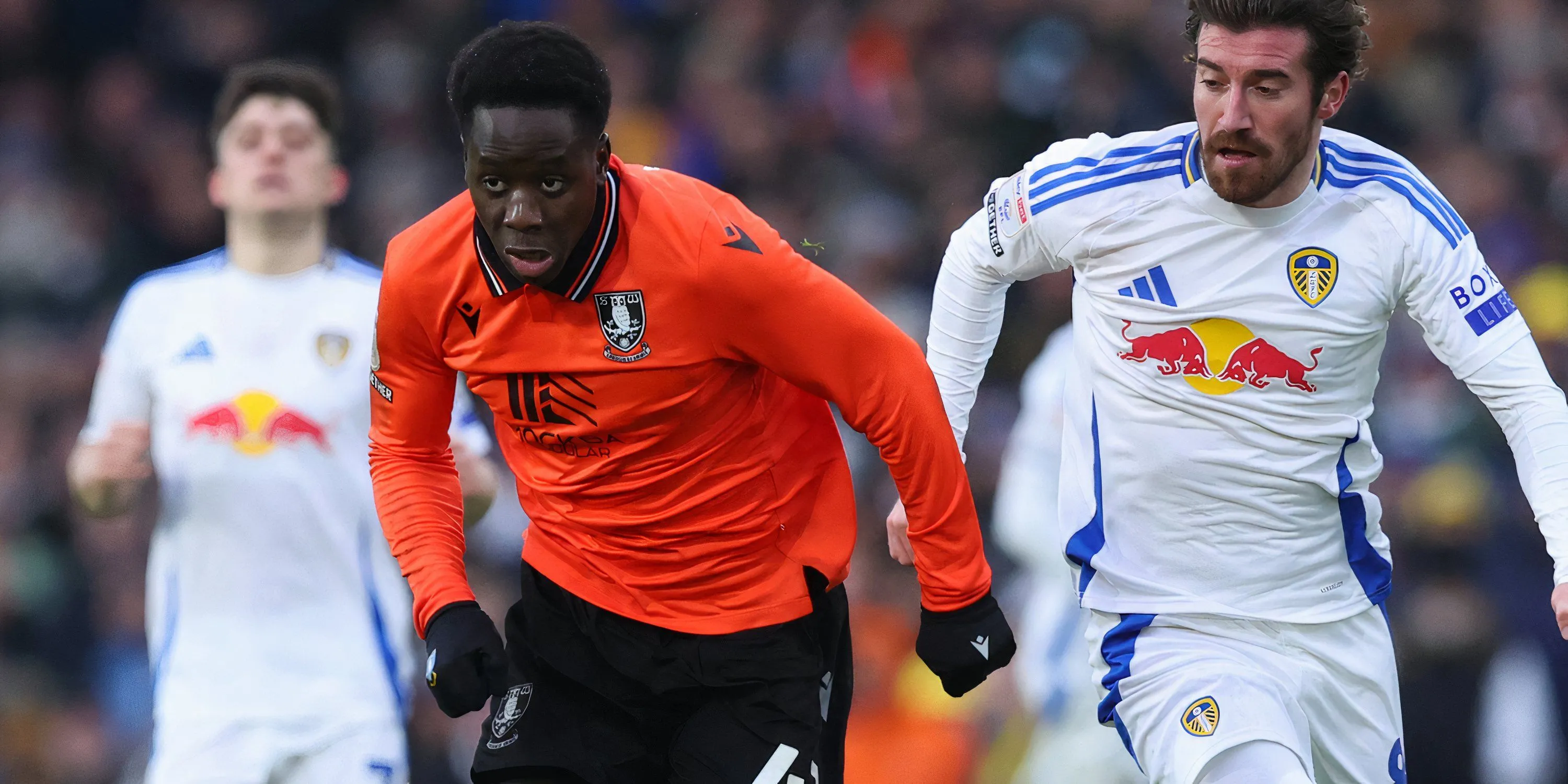 Cầu thủ chạy cánh Djeidi Gassama trong màu áo Sheffield Wednesday trước khi chuyển đến Rangers.