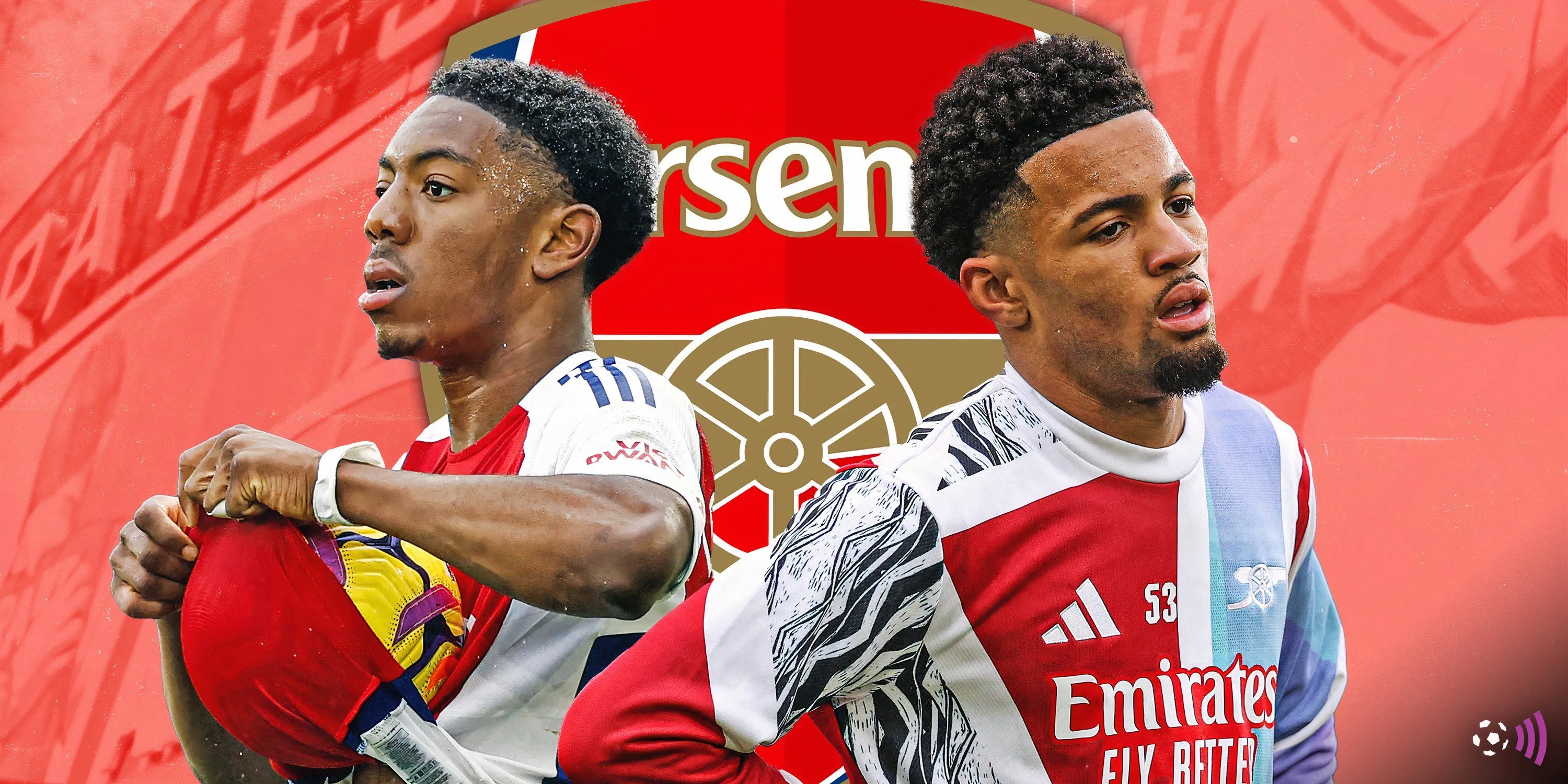 Ethan Nwaneri và Myles Lewis-Skelly, hai tài năng trẻ triển vọng của học viện Hale End Arsenal