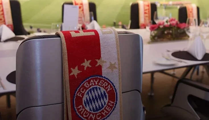 Không gian dịch vụ hiếu khách (hospitality) sang trọng tại Allianz Arena