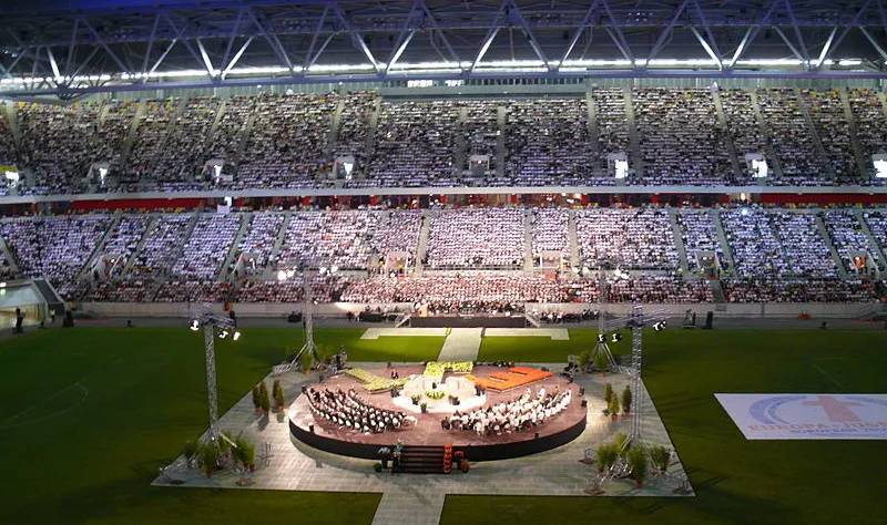 Không gian khu vực Hospitality tại Merkur Spiel-Arena, đáp ứng tiêu chuẩn UEFA