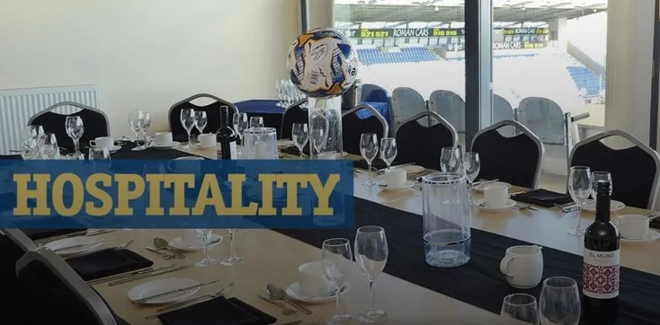 Khu vực dịch vụ hiếu khách (hospitality) tại JobServe Community Stadium