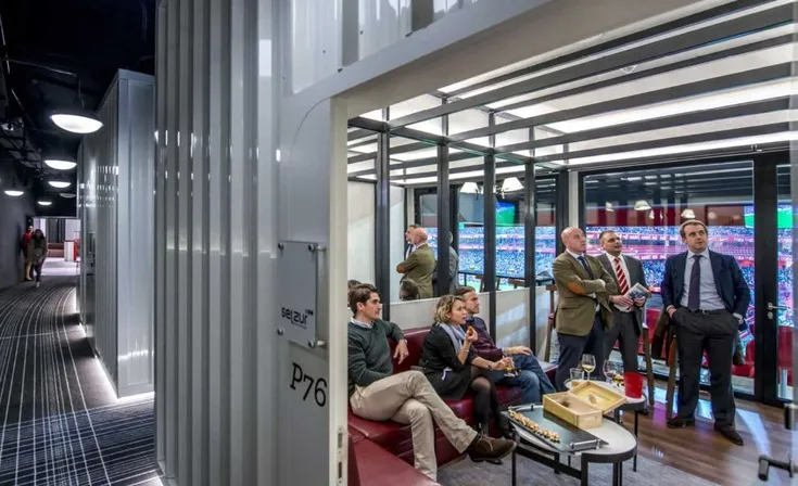 Khu vực tiếp đón VIP và hospitality đẳng cấp tại sân vận động San Mamés