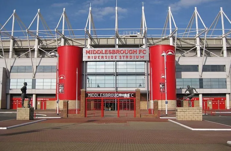 Lối vào chính sân vận động Riverside của Middlesbrough