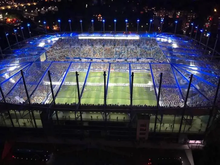 Mô hình chi tiết sân vận động Volksparkstadion tại Miniatur Wunderland, Hamburg
