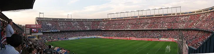 Sơ đồ tổng thể khán đài và bố cục bên trong sân Vicente Calderón