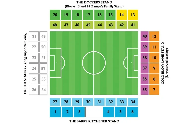 The Den Seating Plan