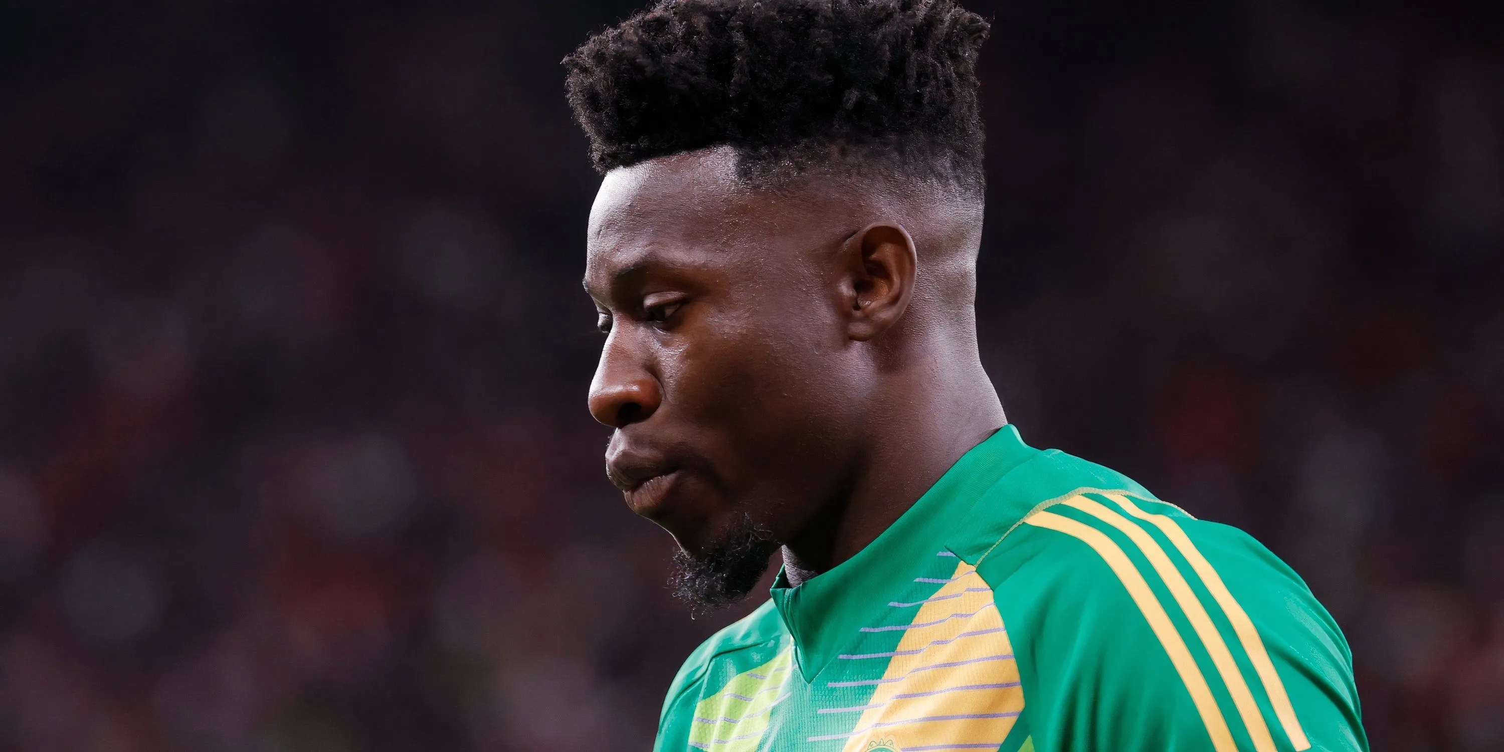 Thủ môn Andre Onana của Manchester United trong một trận đấu Premier League