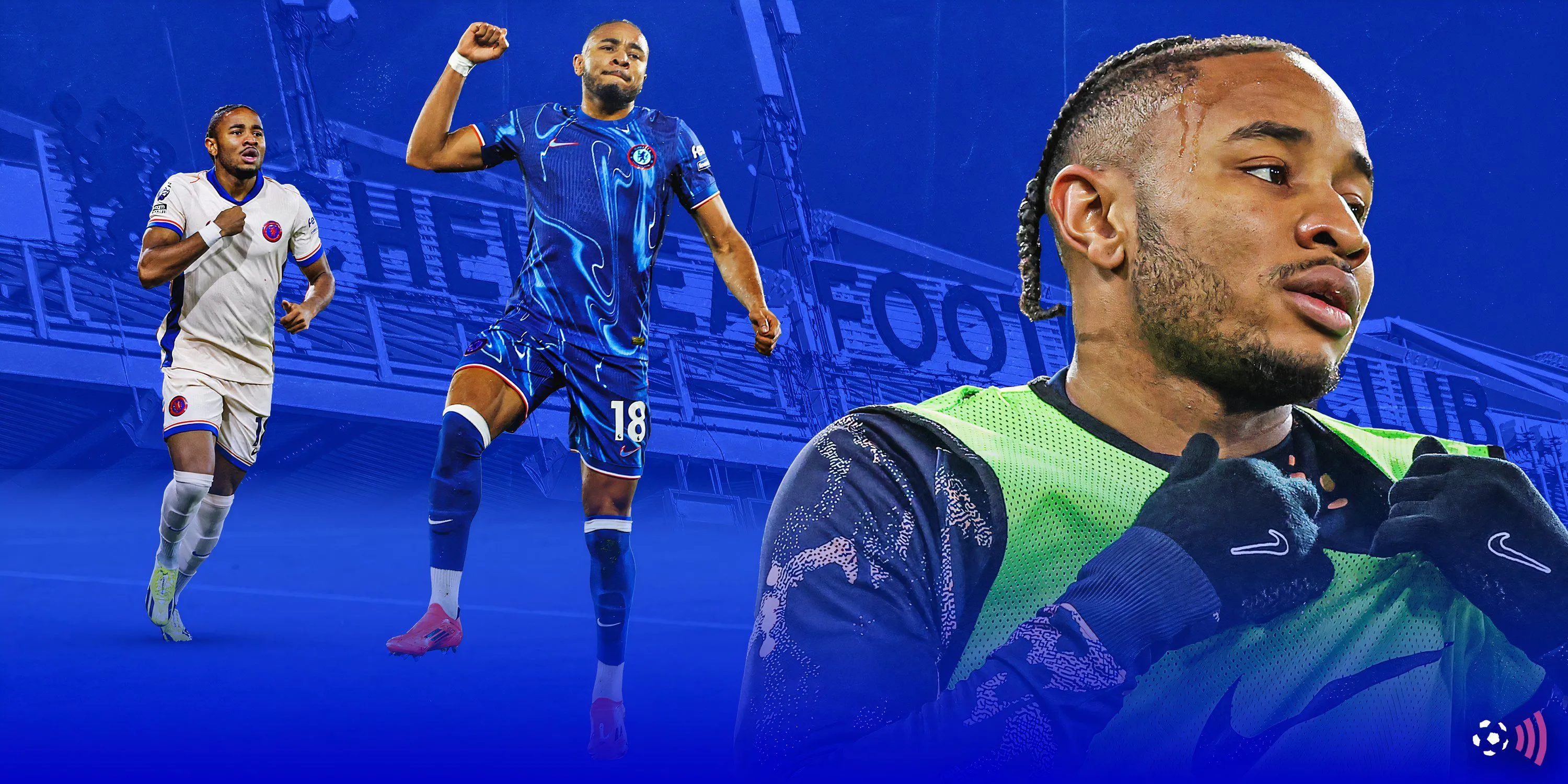 Tiền đạo Christopher Nkunku trong màu áo Chelsea mùa giải trước