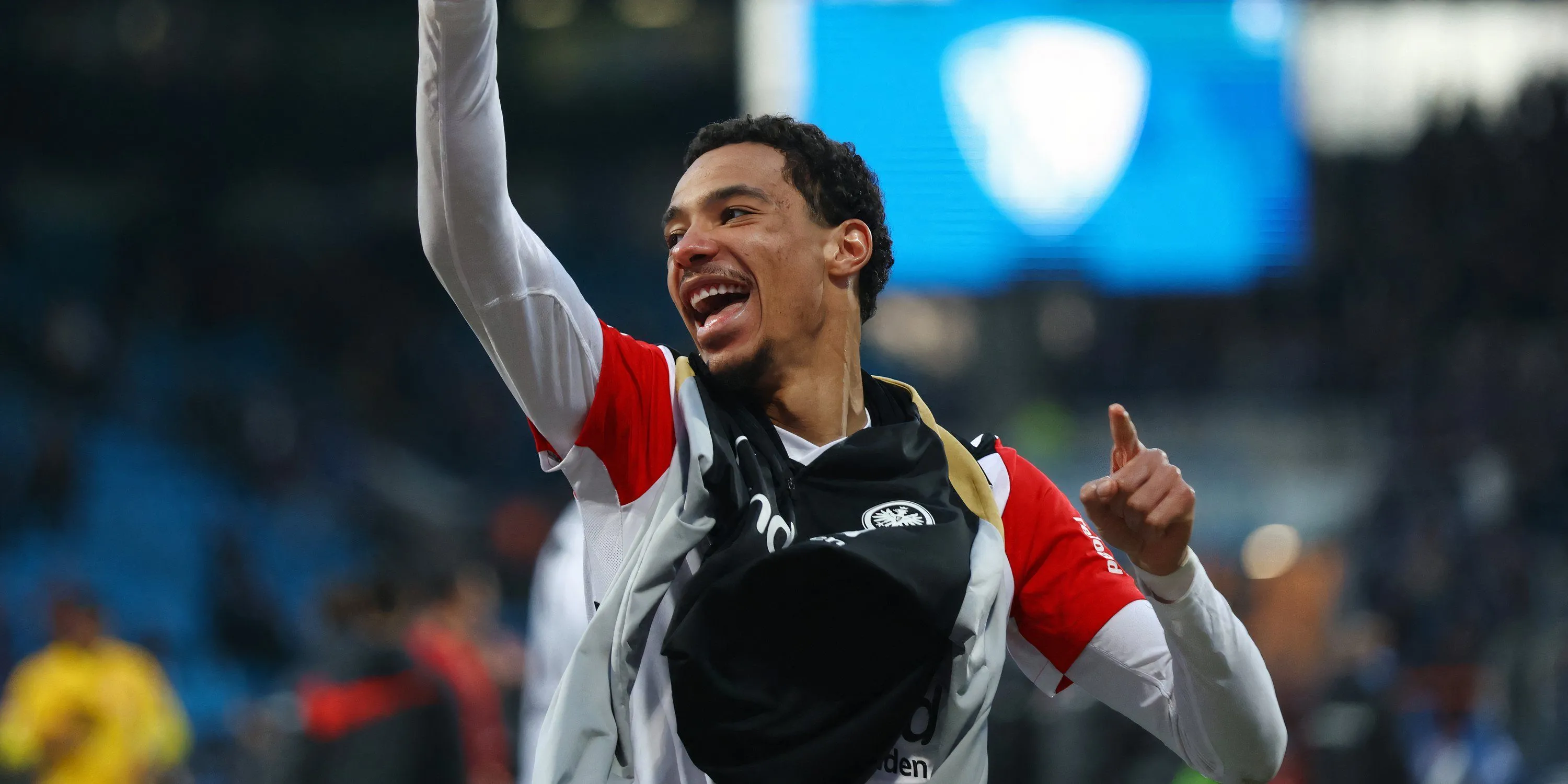 Tiền đạo Hugo Ekitike của Eintracht Frankfurt, mục tiêu hàng đầu của Liverpool