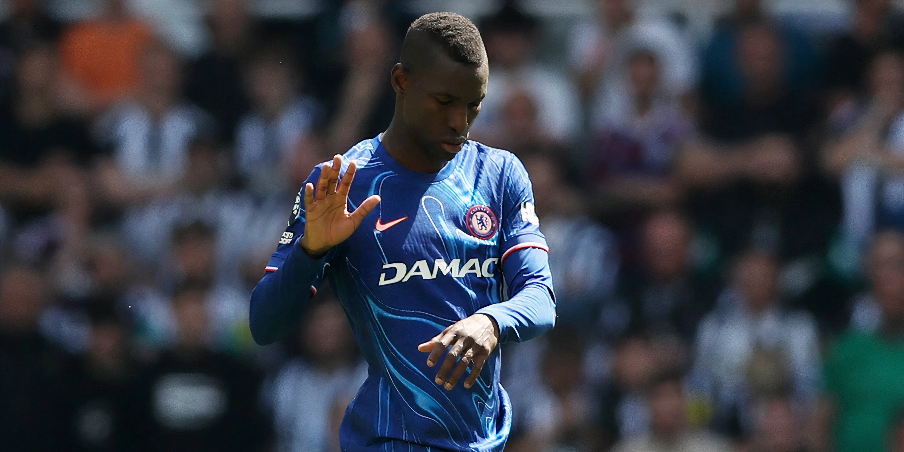 Tiền đạo Nicolas Jackson của Chelsea, mục tiêu tiềm năng của Manchester United