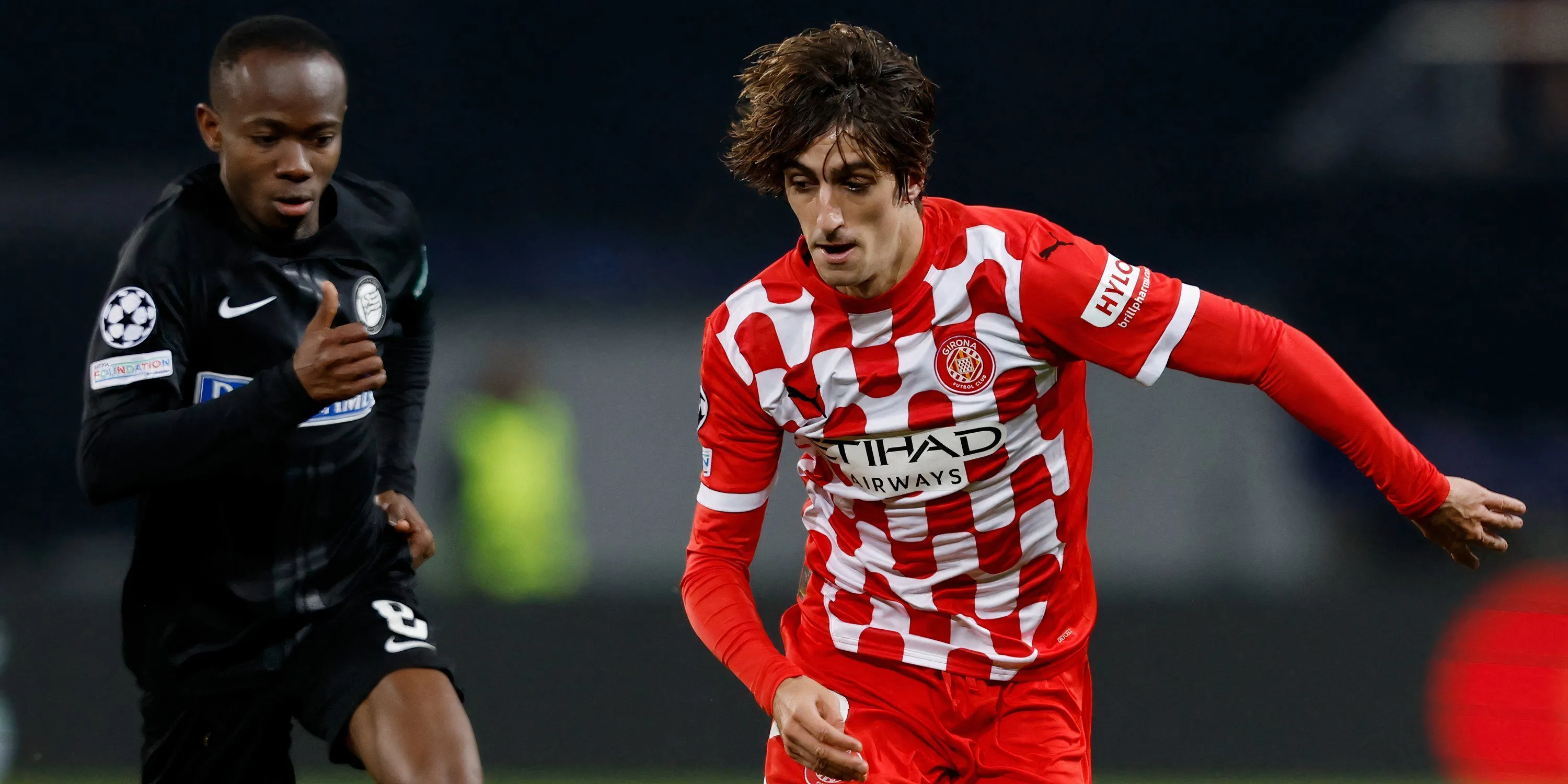 Tiền vệ Bryan Gil trong màu áo Girona khi được Tottenham cho mượn