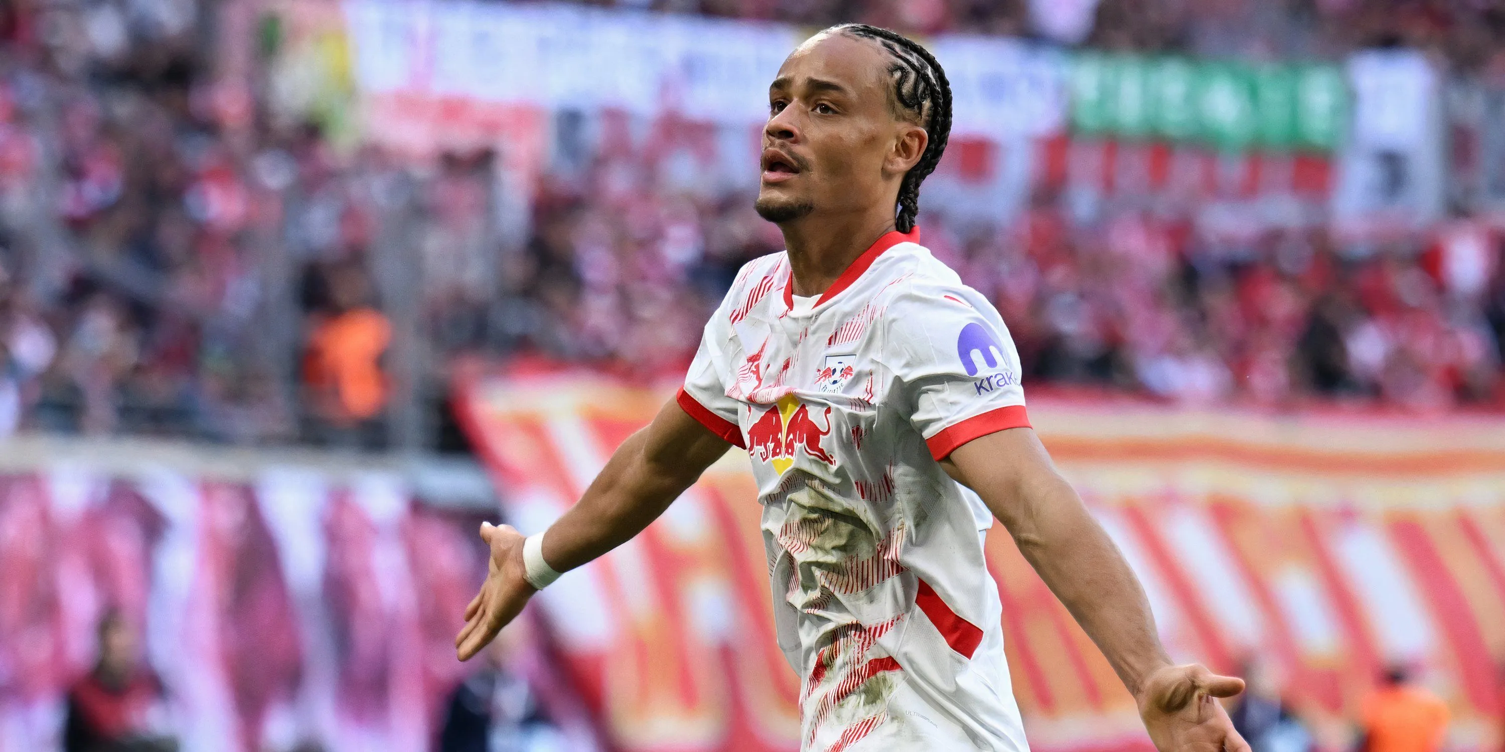 Xavi Simons ăn mừng bàn thắng, tiền vệ tấn công trẻ tài năng