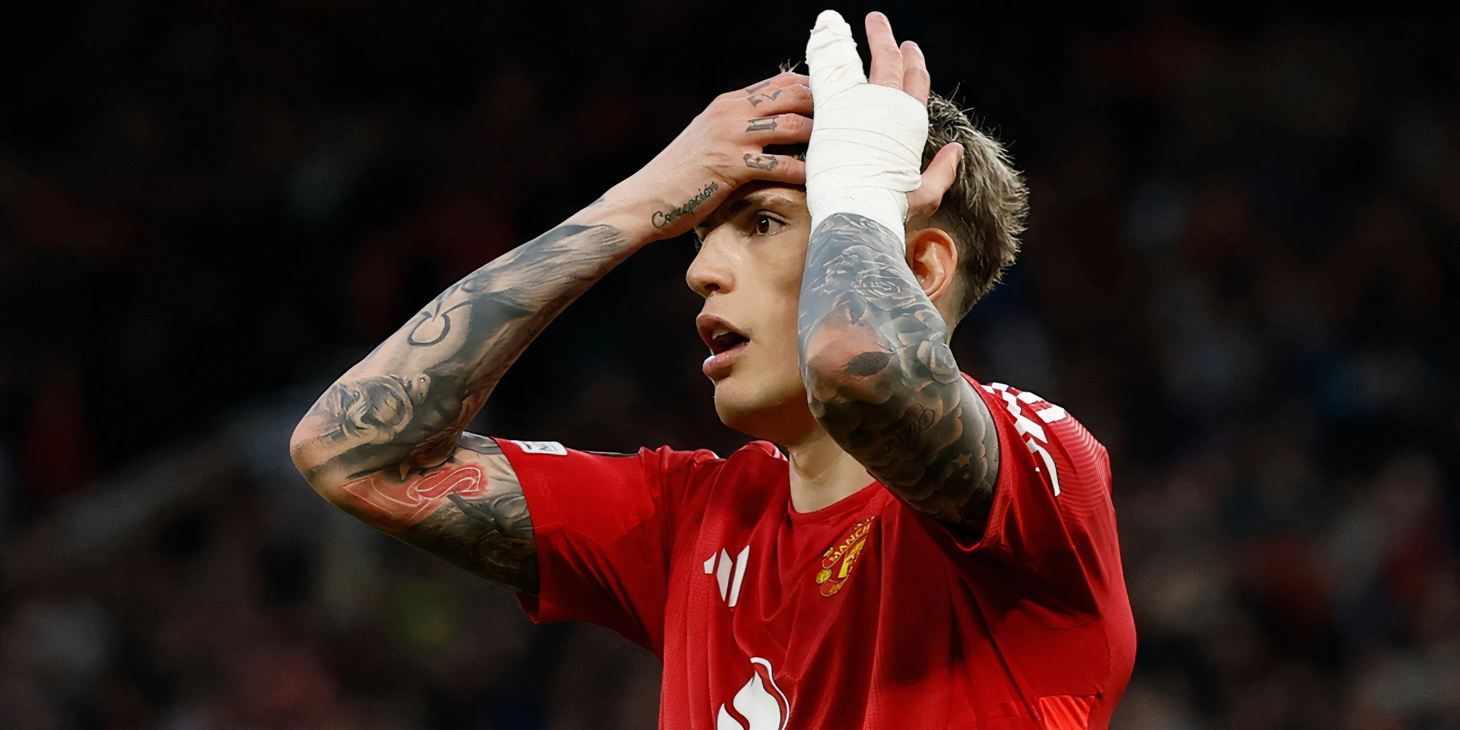 Alejandro Garnacho trong màu áo Manchester United, cầu thủ trẻ đầy tiềm năng nhưng có thể không phải ưu tiên của Chelsea