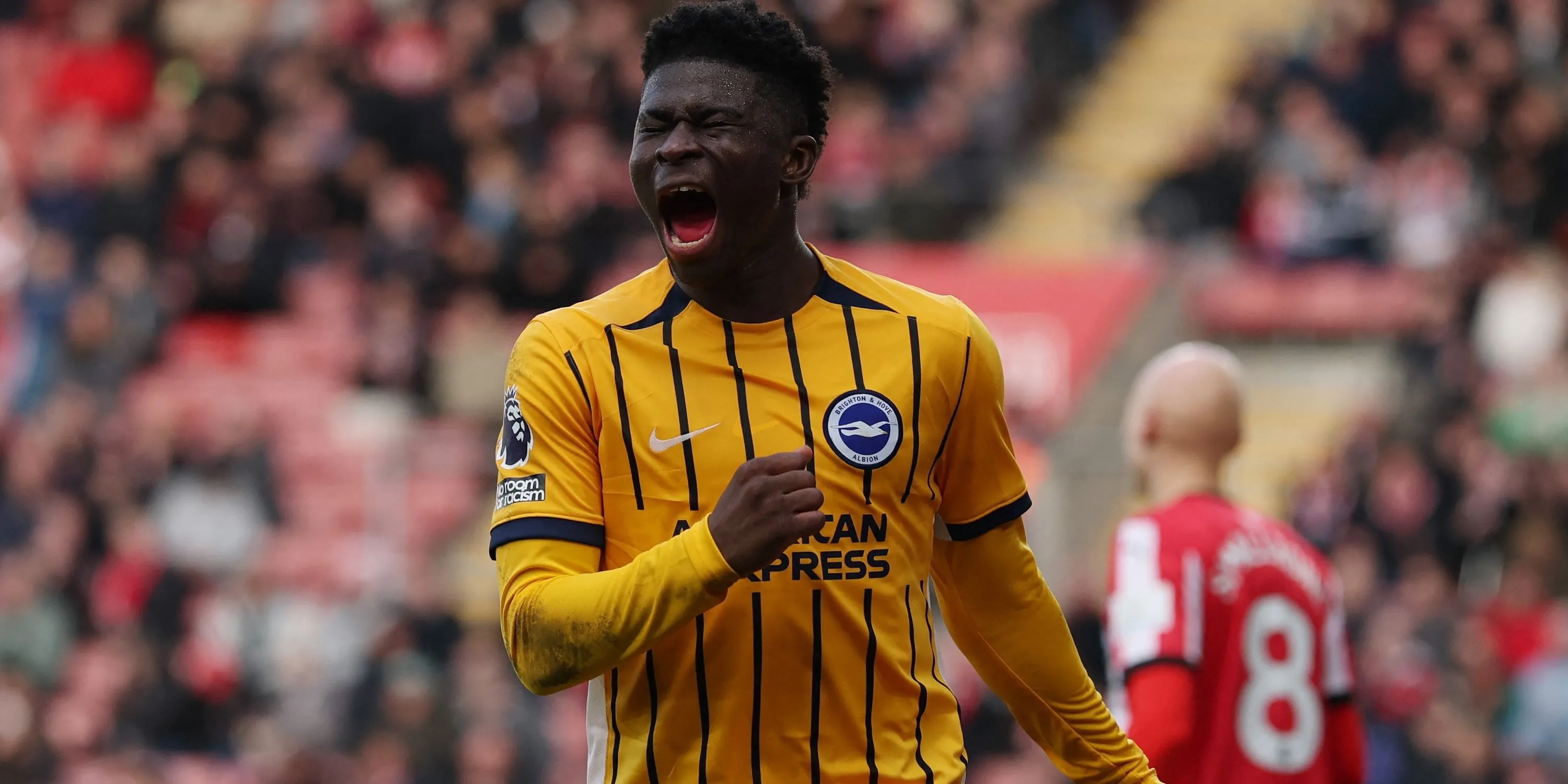 Carlos Baleba của Brighton &amp; Hove Albion, mục tiêu tiềm năng của Man Utd