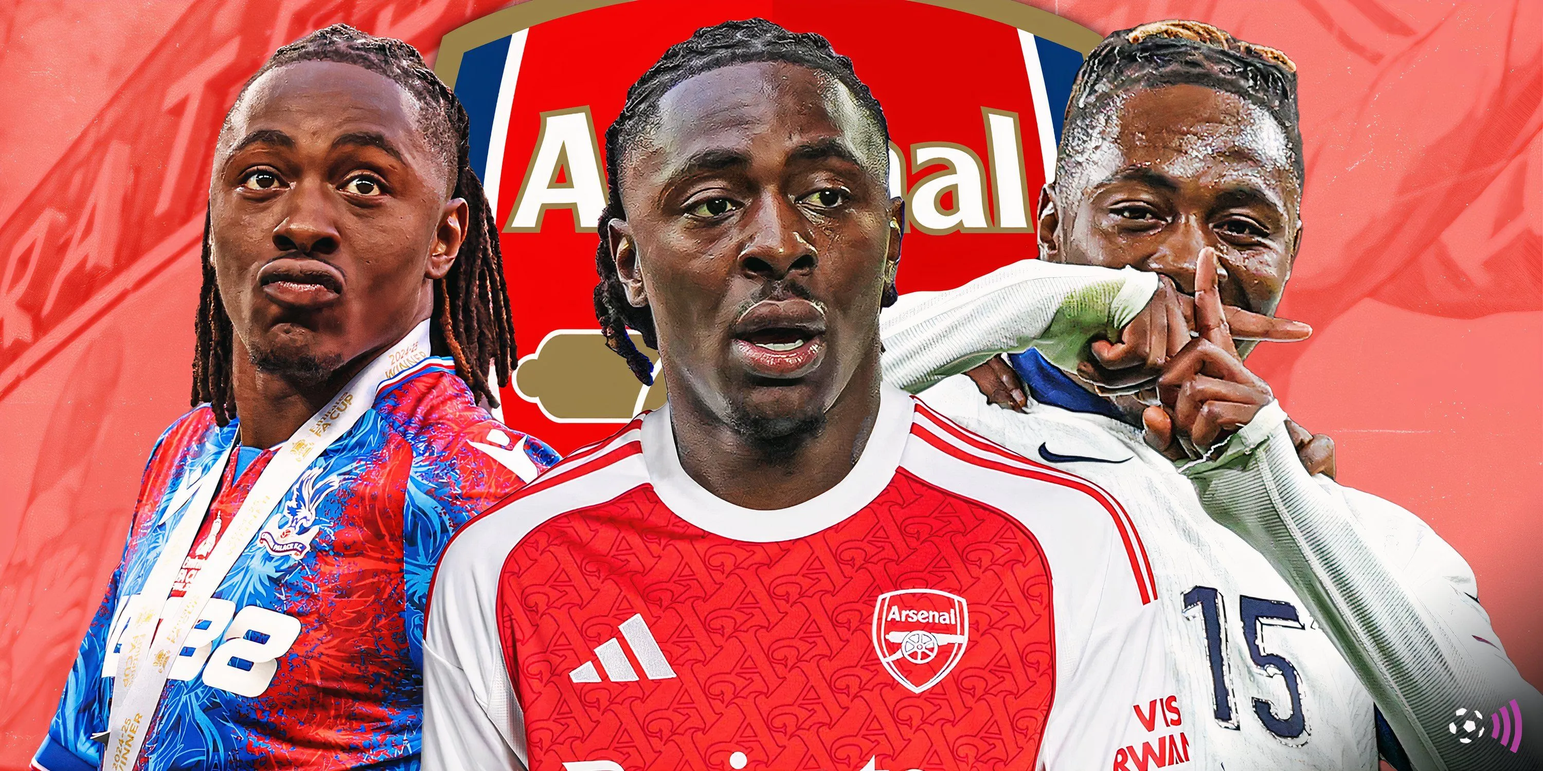 Eberechi Eze trong màu áo Crystal Palace, tiền vệ tấn công đang lọt vào tầm ngắm của Arsenal tại Premier League.