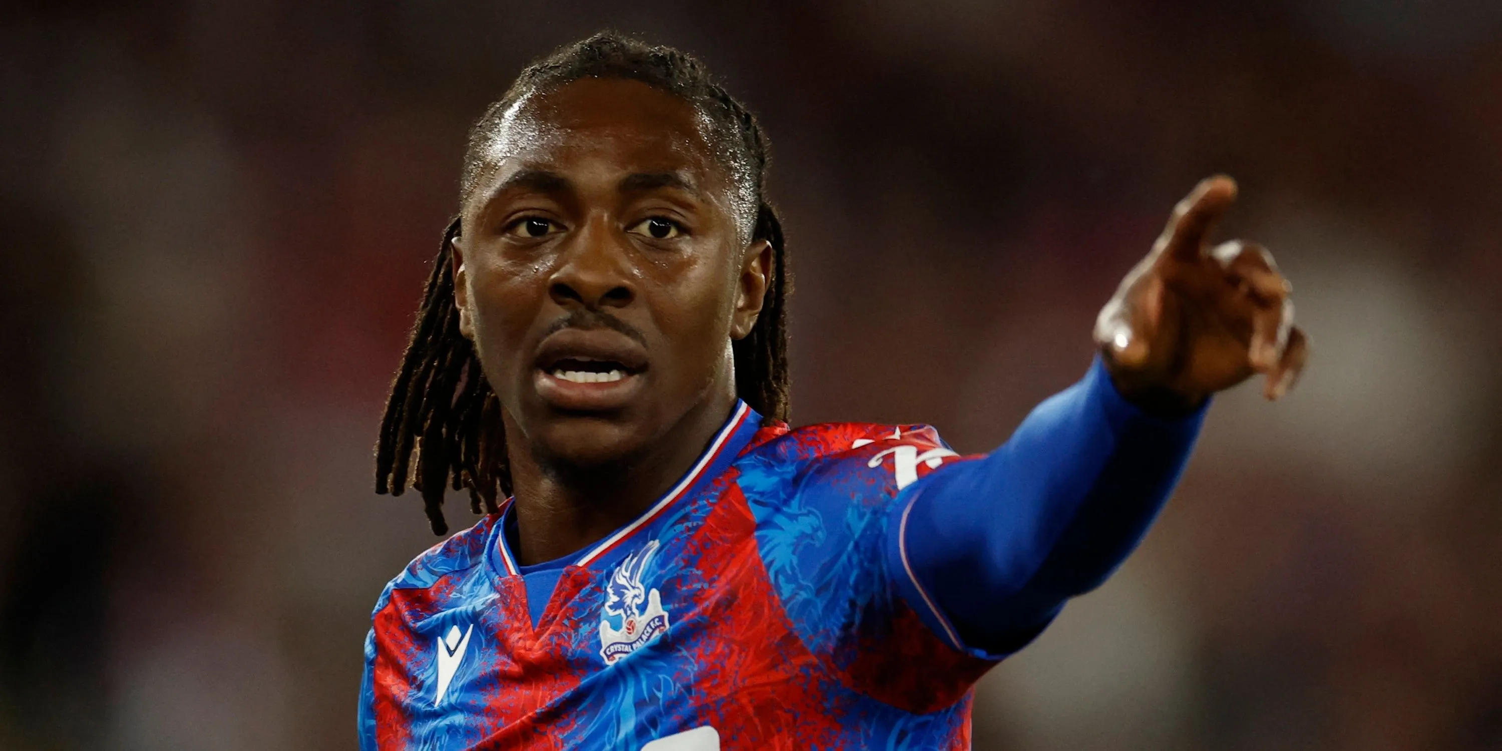 Tiền vệ Eberechi Eze của Crystal Palace trong trận đấu tại Ngoại hạng Anh.