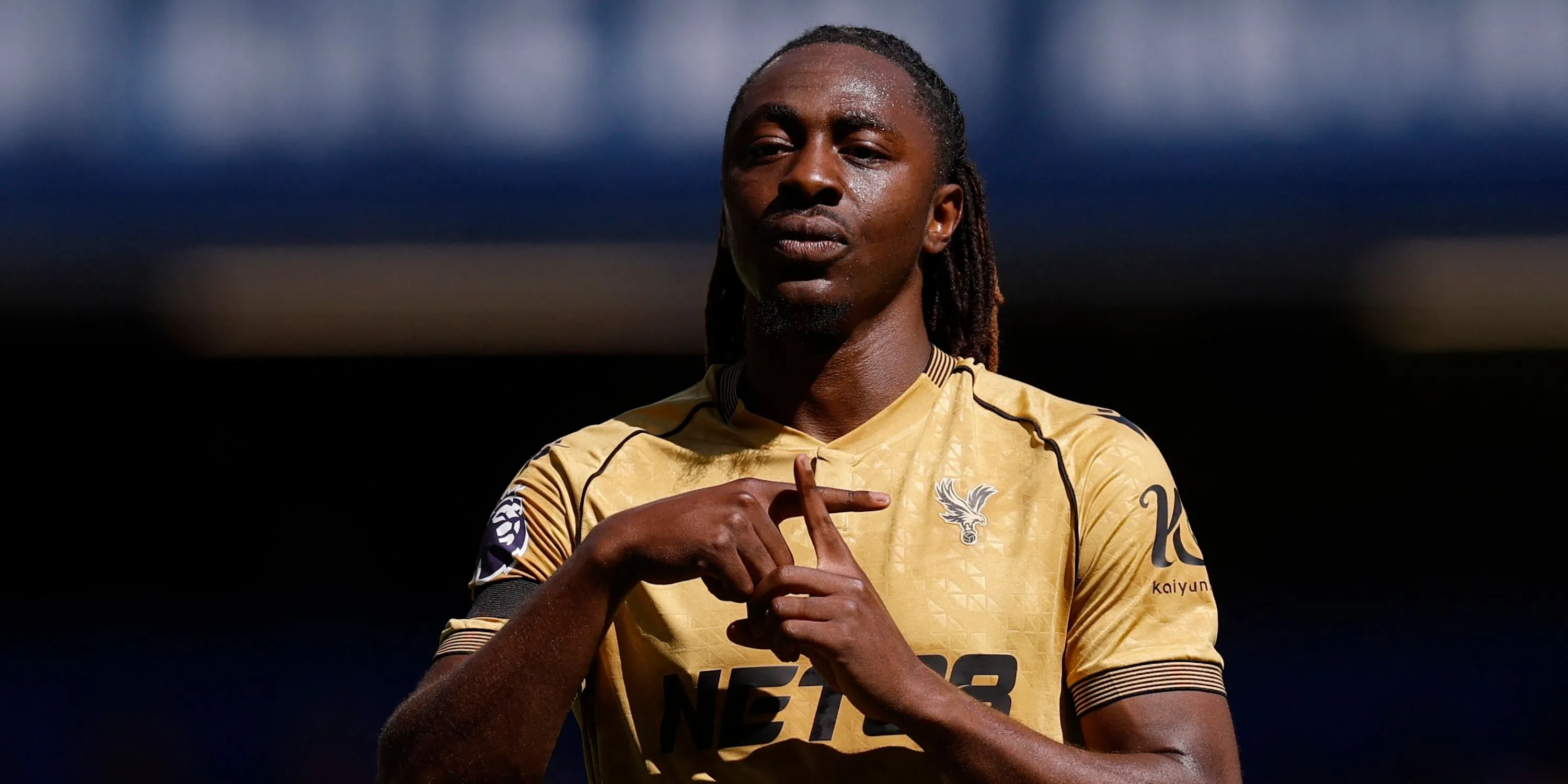 Eberechi Eze trong màu áo Crystal Palace, cầu thủ từng bị Arsenal bỏ qua