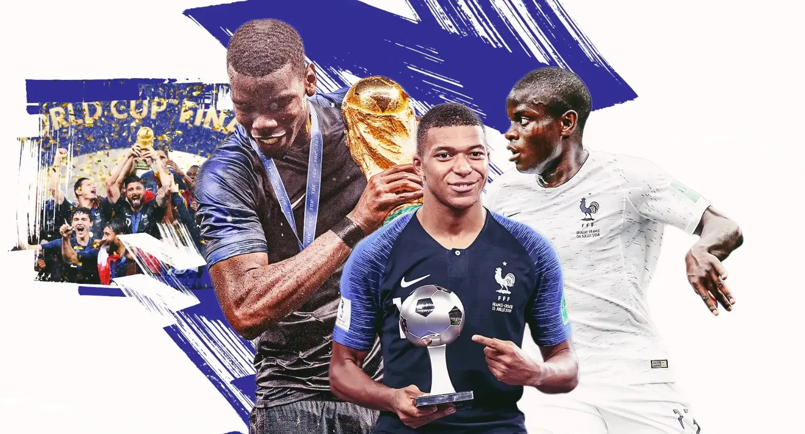 Tuyển Pháp 2018 vận hành 4-2-3-1 với cặp pivot Kanté - Pogba và hàng công linh hoạt