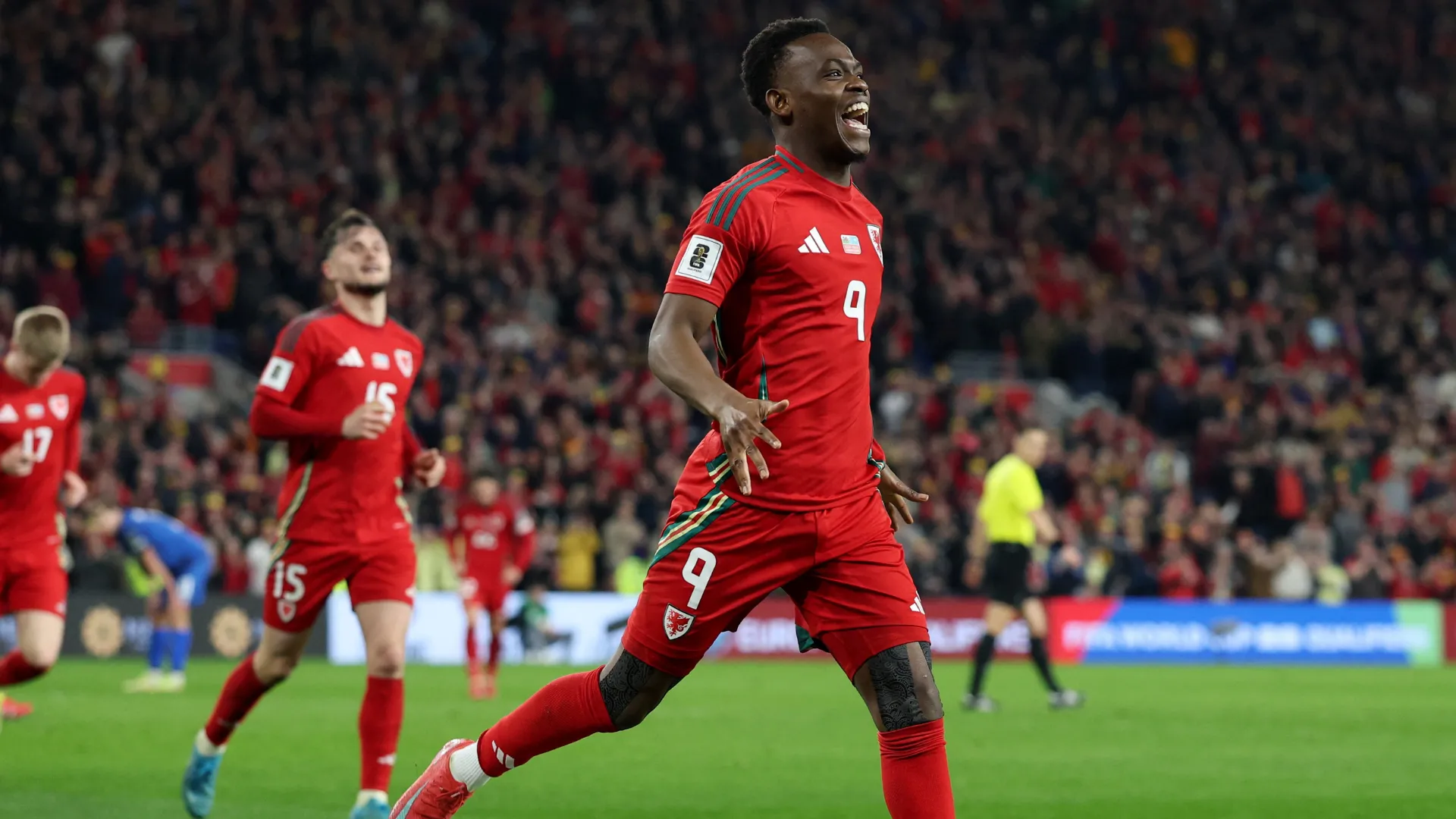 Rabbi Matondo ghi bàn debutcho đội tuyển Xứ Wales trước Kazakhstan