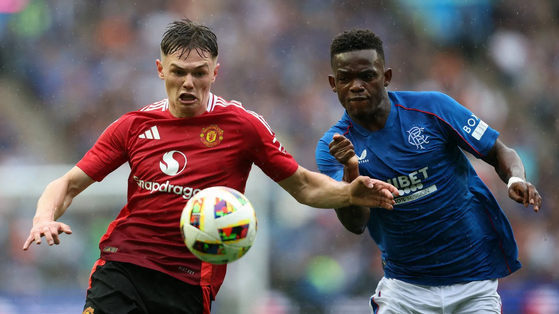 Rabbi Matondo khi còn chơi cho Rangers FC